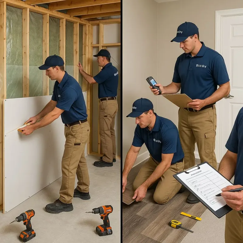 Repairs and Reconstruction process in Raymond, WA